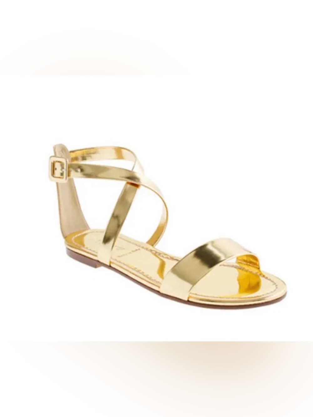 J.Crew Kira Metallic Sandals